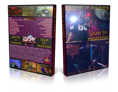 Artwork Cover of Guns N Roses 2002-12-02 DVD Boston Audience
