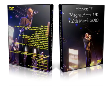 Artwork Cover of Heaven 17 2010-03-06 DVD  Sheffield Proshot
