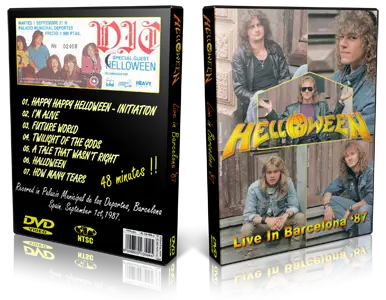 Artwork Cover of Helloween 1987-09-01 DVD Barcelona Audience