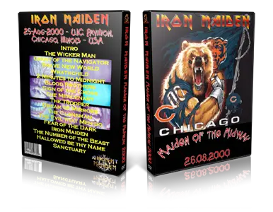 Artwork Cover of Iron Maiden 2000-08-26 DVD Chicago Audience