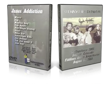 Artwork Cover of Janes Addiction 2003-08-13 DVD Denver Audience