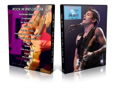 Artwork Cover of John Mayer Compilation DVD Rock In Rio Lisboa 2010 Proshot