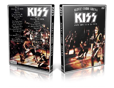 Artwork Cover of KISS 1976-01-26 DVD Detroit Proshot