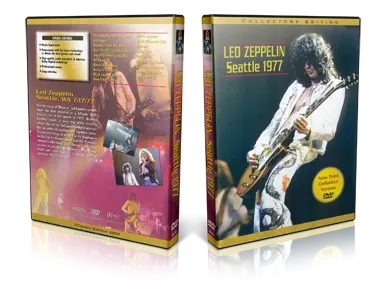 Artwork Cover of Led Zeppelin 1977-07-17 DVD Seattle Proshot