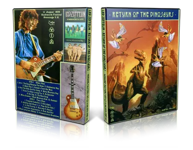 Artwork Cover of Led Zeppelin 1979-08-11 DVD Stevenage Proshot