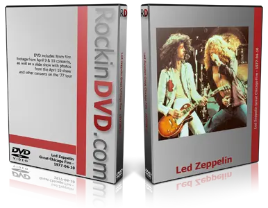 Artwork Cover of Led Zeppelin Compilation DVD Great Chicago Fire Audience