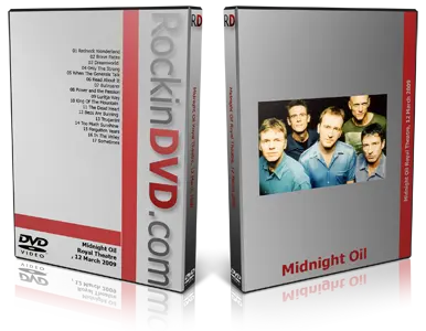Artwork Cover of Midnight Oil 2009-03-12 DVD Canberra Audience