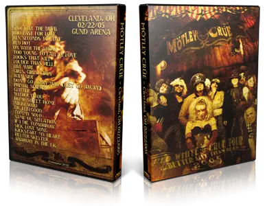 Artwork Cover of Motley Crue 2005-02-22 DVD Cleveland Audience
