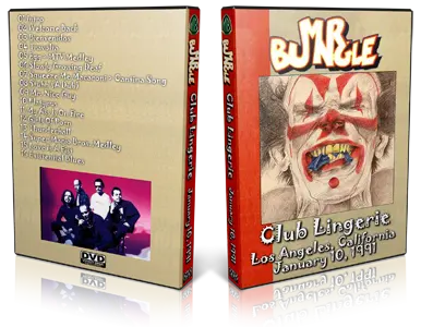 Artwork Cover of Mr Bungle 1991-01-10 DVD Los Angeles Proshot