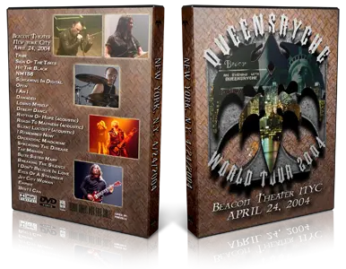 Artwork Cover of Queensryche 2004-04-24 DVD New York City Audience