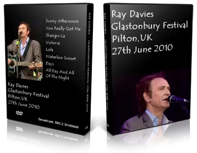 Artwork Cover of Ray Davies 2010-06-27 DVD Pilton Proshot