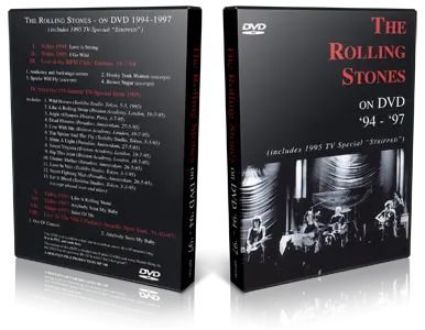 Artwork Cover of Rolling Stones Compilation DVD OnDVD 1994-1997 Proshot