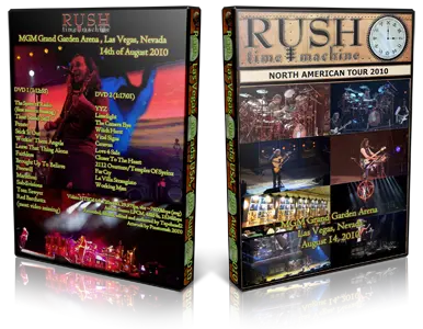 Artwork Cover of Rush 2010-08-14 DVD Las Vegas Audience