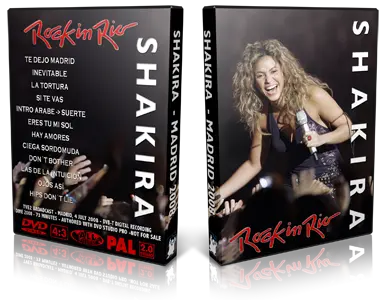 Artwork Cover of Shakira 2008-07-04 DVD Madrid Proshot