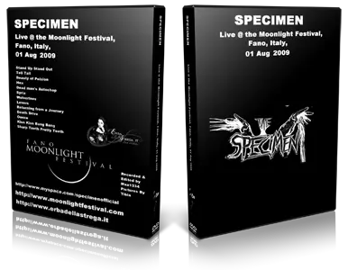 Artwork Cover of Specimen 2009-08-01 DVD Fano Audience