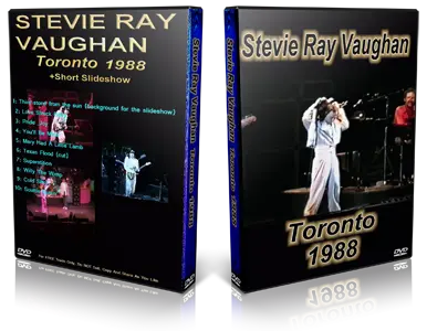 Artwork Cover of Stevie Ray Vaughan Compilation DVD Toronto 1988 Audience