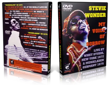 Artwork Cover of Stevie Wonder 1972-11-19 DVD New York City Proshot
