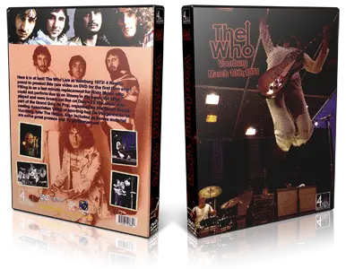 Artwork Cover of The Who Compilation DVD Voorburg 1973 Proshot
