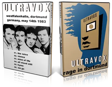 Artwork Cover of Ultravox 1983-05-14 DVD Dortmund Proshot