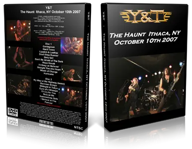Artwork Cover of Y and T 2007-10-10 DVD Ithaca Audience