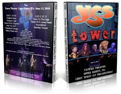 Artwork Cover of Yes 2010-06-15 DVD Upper Darby Audience