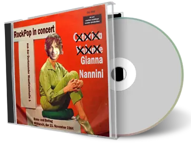 Artwork Cover of Gianna Nannini 1984-11-21 CD Dortmund Audience