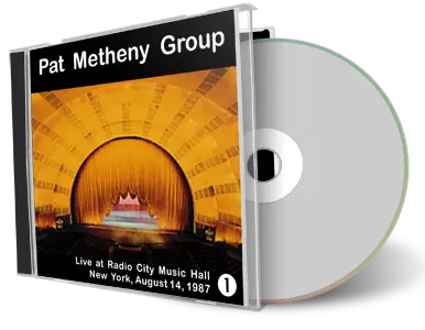 Artwork Cover of Pat Metheny 1987-08-14 CD New York Soundboard
