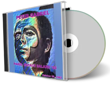 Artwork Cover of Peter Gabriel 1983-10-25 CD Paris Audience