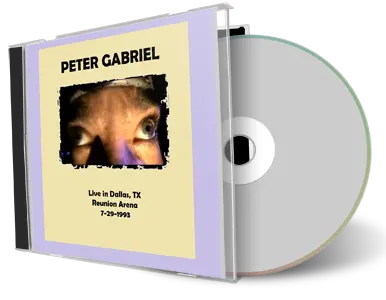 Artwork Cover of Peter Gabriel 1993-07-29 CD Dallas Audience