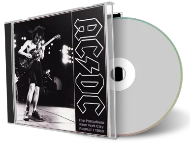 Artwork Cover of ACDC 1980-08-01 CD New York Audience