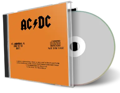 Artwork Cover of ACDC 2008-12-20 CD Sunrise Audience