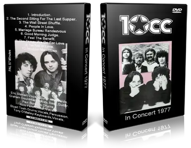Artwork Cover of 10CC 1977-06-18 DVD London Proshot