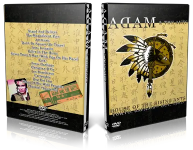 Artwork Cover of Adam and the Ants 1981-10-08 DVD Tokyo Proshot