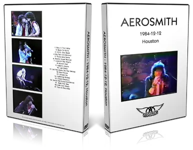 Artwork Cover of Aerosmith 1984-12-12 DVD Houston Proshot