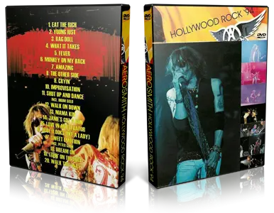 Artwork Cover of Aerosmith 1994-01-21 DVD Rio de Janeiro Proshot