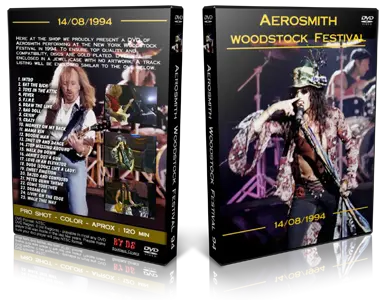 Artwork Cover of Aerosmith 1994-08-14 DVD Saugerties Proshot