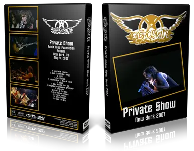 Artwork Cover of Aerosmith 2007-05-04 DVD New York City Proshot