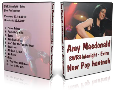 Artwork Cover of Amy MacDonald 2011-01-29 DVD Baden-Baden Proshot