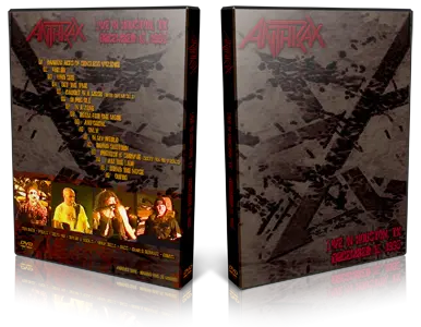Artwork Cover of Anthrax 1995-12-15 DVD Houston Audience