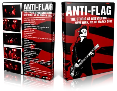 Artwork Cover of Anti-Flag 2012-03-08 DVD New York City Audience