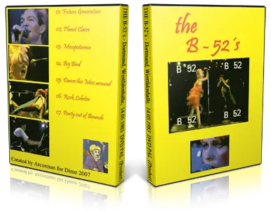 Artwork Cover of The B-52s 1983-05-14 DVD Dortmund Proshot