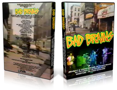Artwork Cover of Bad Brains Compilation DVD 1979-1980 Proshot