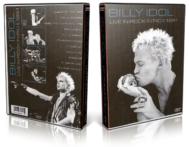 Artwork Cover of Billy Idol 1991-01-18 DVD Rio de Janeiro Proshot