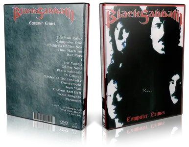 Artwork Cover of Black Sabbath 1992-06-23 DVD Sao Paulo Audience