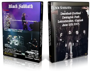 Artwork Cover of Black Sabbath 2005-06-11 DVD Derbyshire Proshot