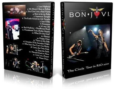 Artwork Cover of Bon Jovi 2010-10-08 DVD Rio de Janeiro Audience