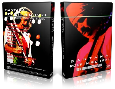Artwork Cover of Carlos Santana 1991-01-19 DVD Rio de Janeiro Proshot