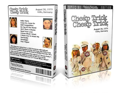 Artwork Cover of Cheap Trick 1979-08-30 DVD Cologne Proshot