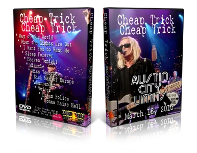 Artwork Cover of Cheap Trick 2010-03-18 DVD Austin Proshot