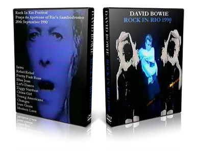 Artwork Cover of David Bowie 1990-09-20 DVD Rio de Janeiro Proshot